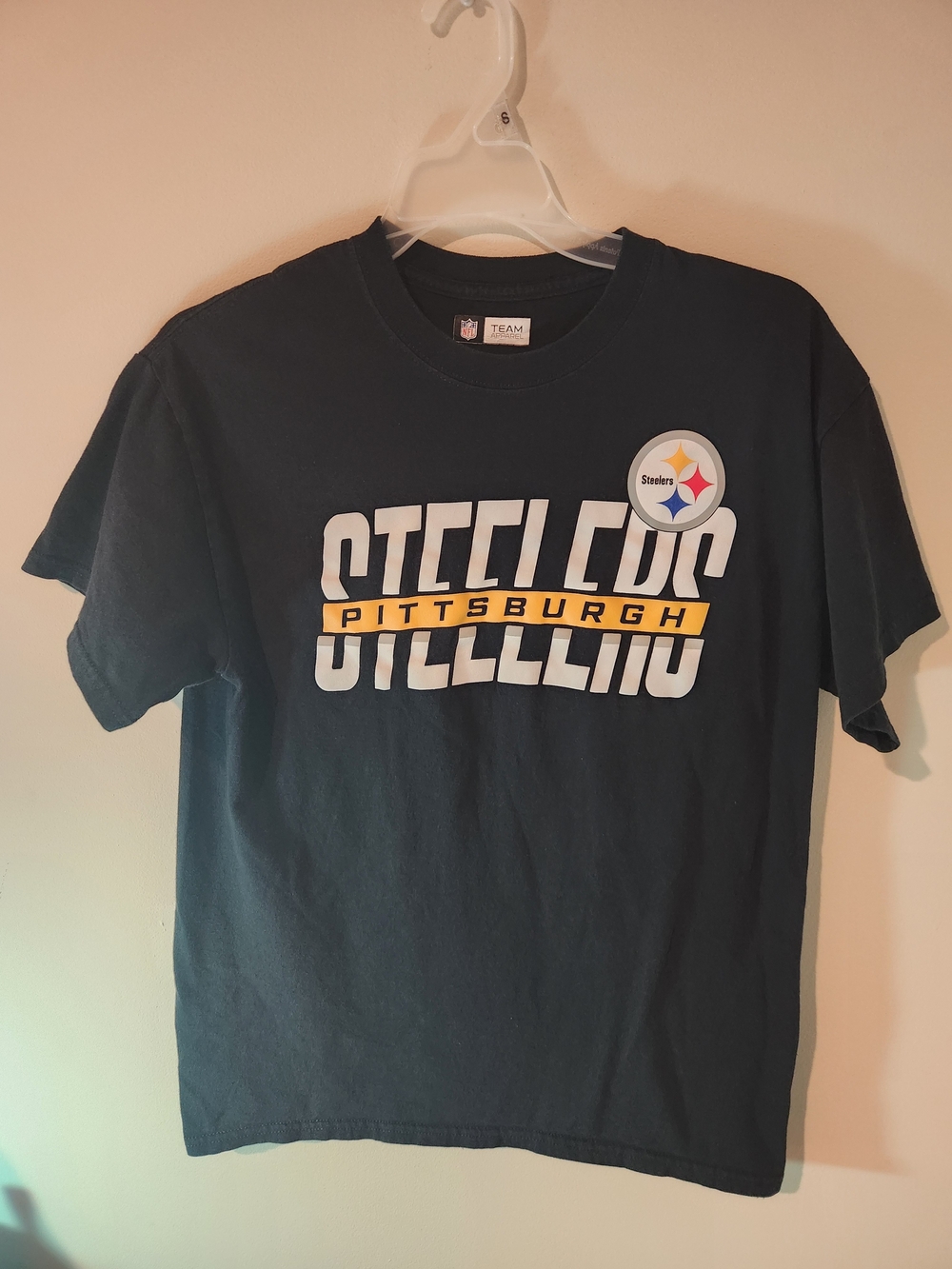 Pittsburgh Steelers Black T-Shirt NFL Team Apparel